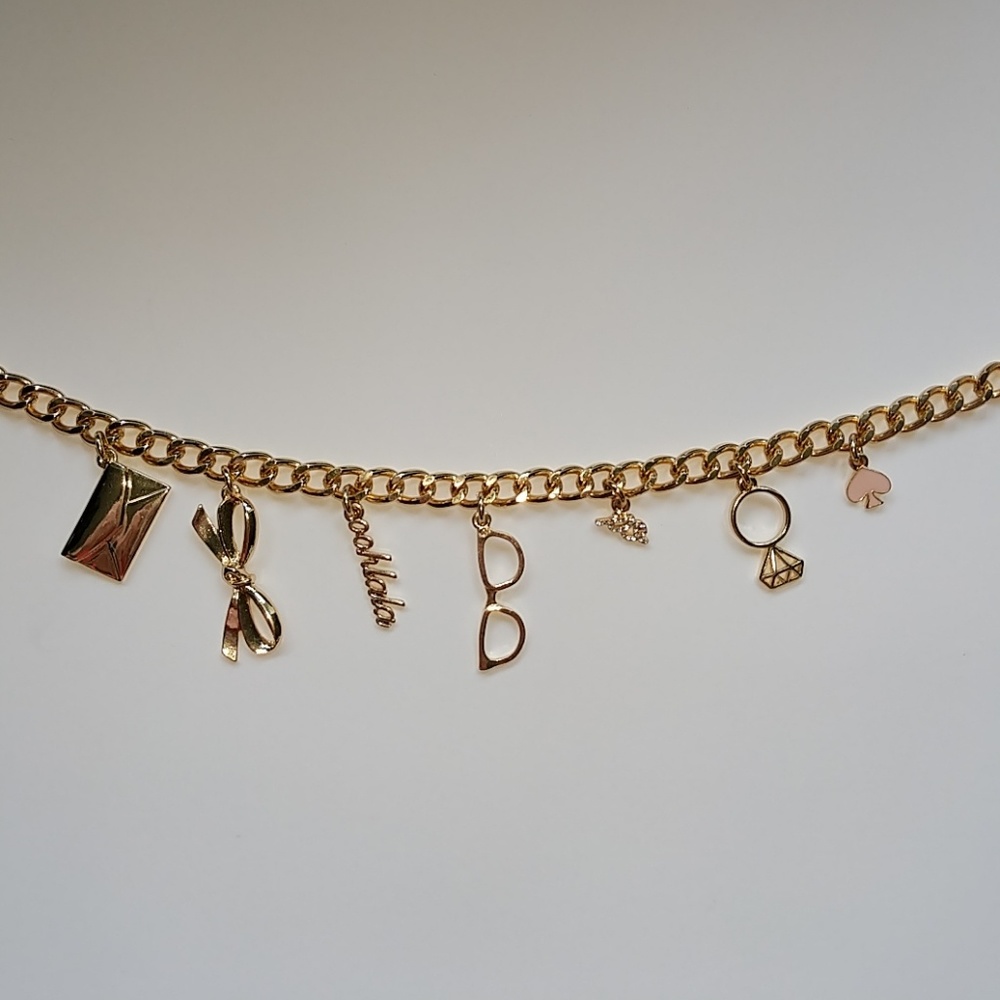 Kate Spade Chain Belt - Gold Charm Bridal Shower